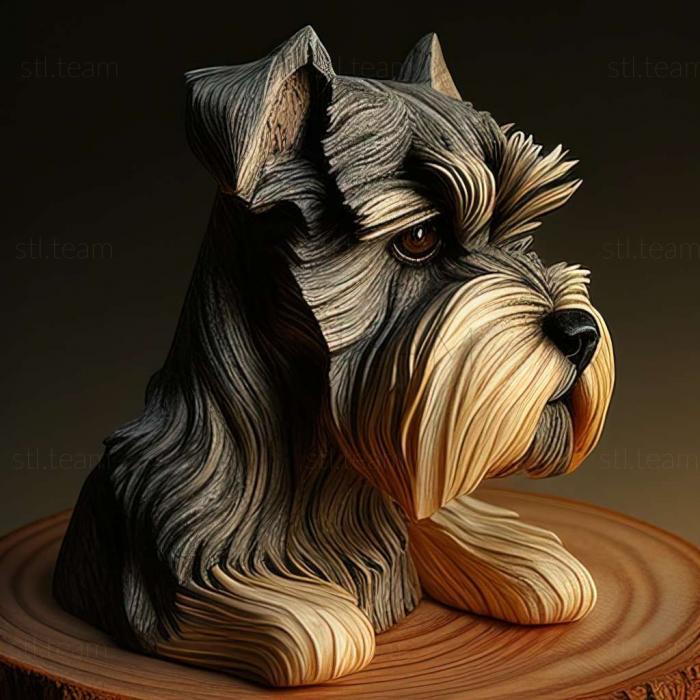 Animals Zwergschnauzer dog